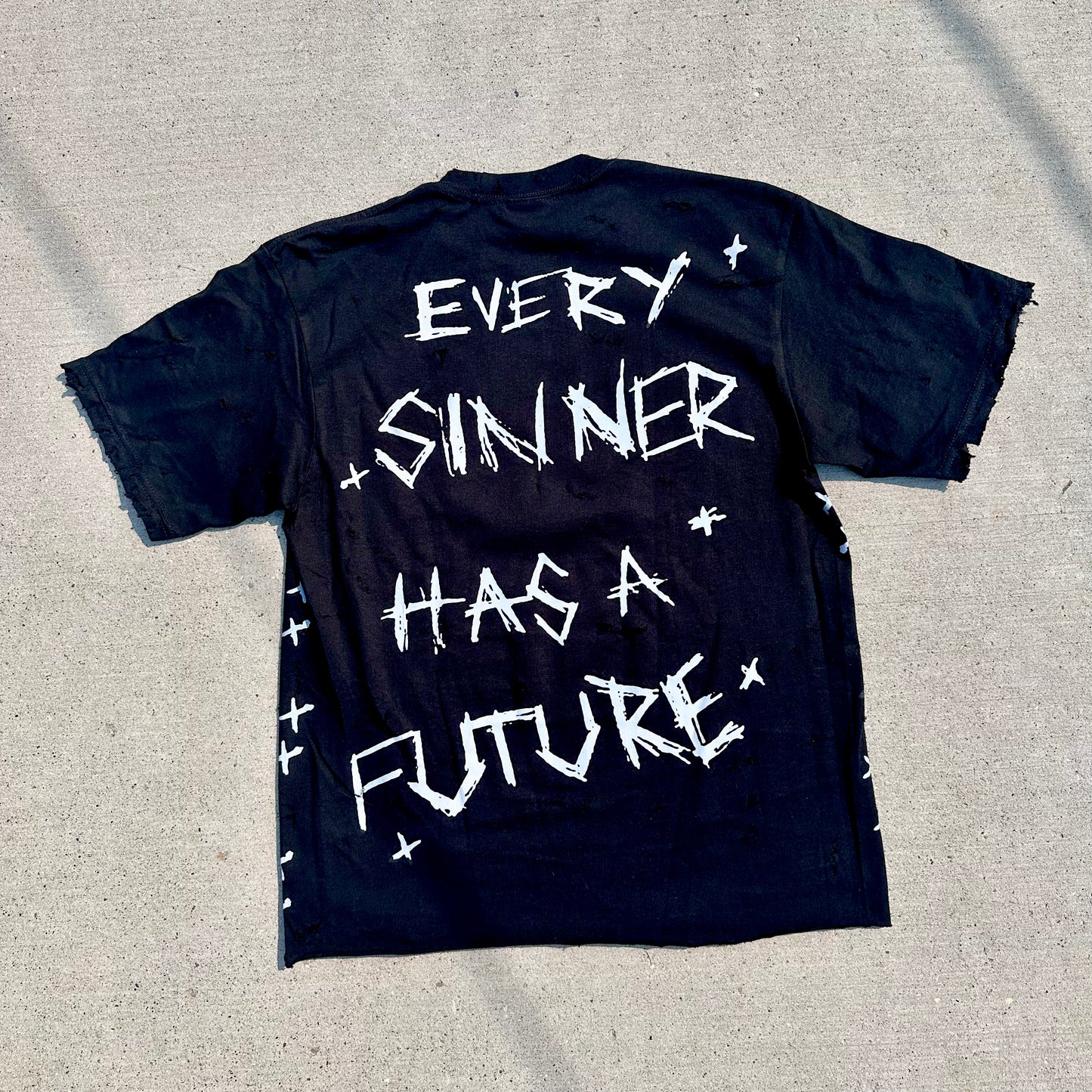 Ever sinner has a future Distressed